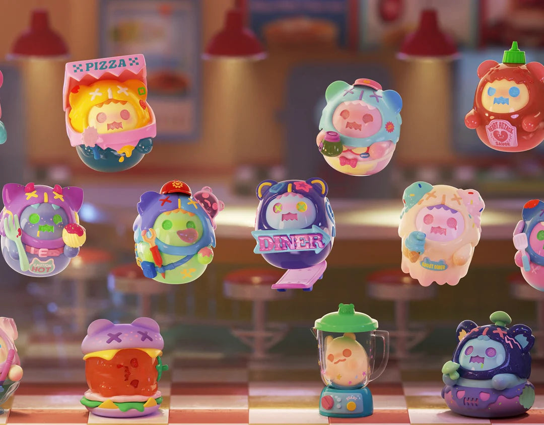 ShinWoo Ghost Bear Diner Series Blind Box