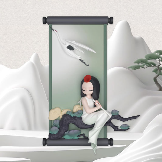 Sleep Chinese Scrolls Series Open Box - Crane Returns