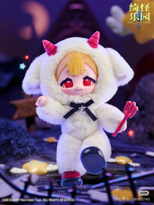 Eve Lynna Strange Park Series Plush Open Box - Devil Sheep