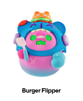 ShinWoo Ghost Bear Diner Series Open Box - Burger Flipper