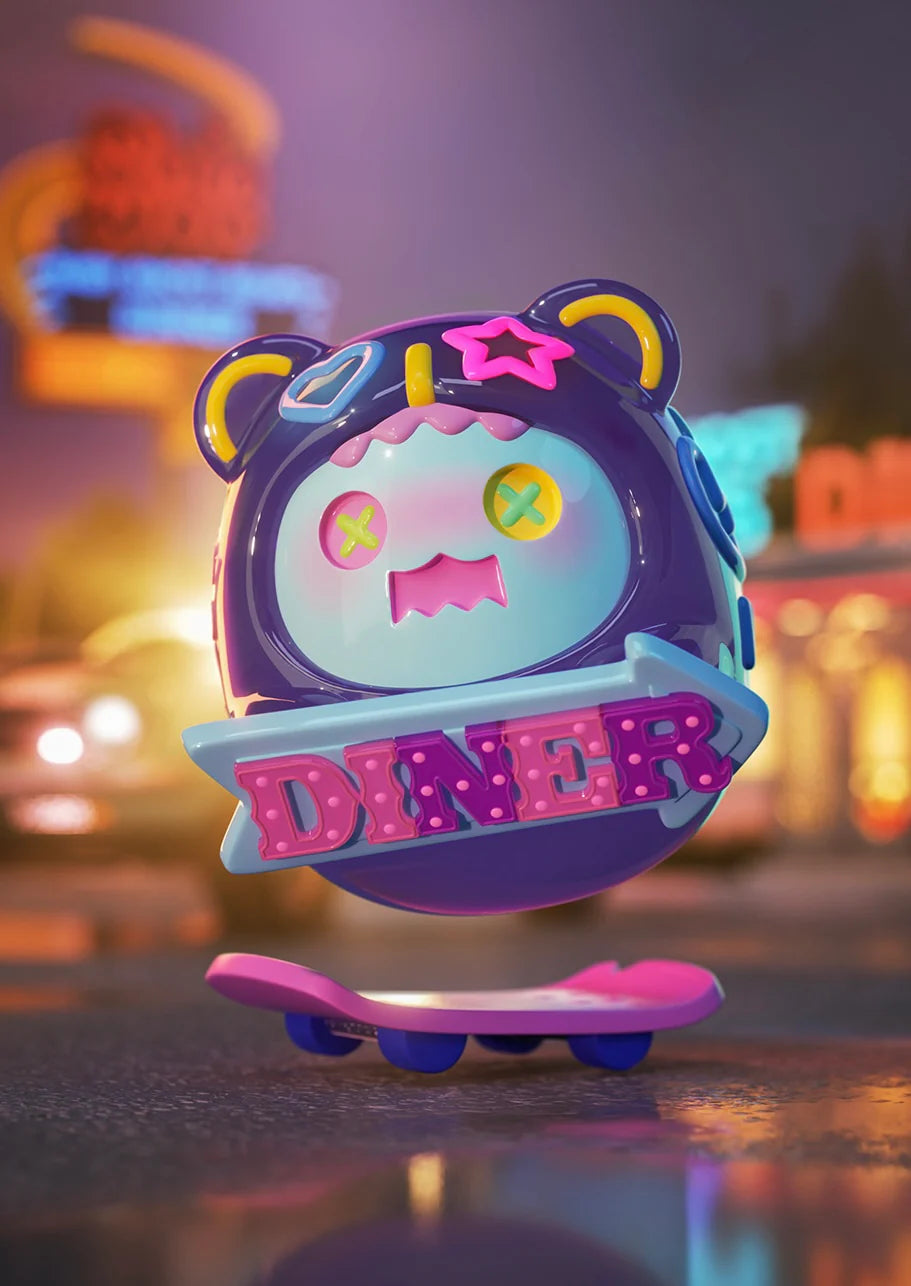 ShinWoo Ghost Bear Diner Series Blind Box