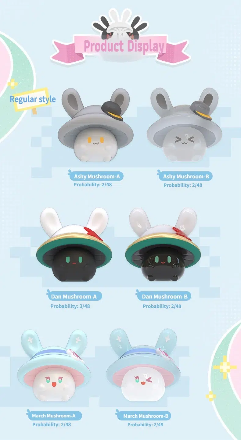 Honkai Star Rail Bunny Mushroom - official HoYo merch